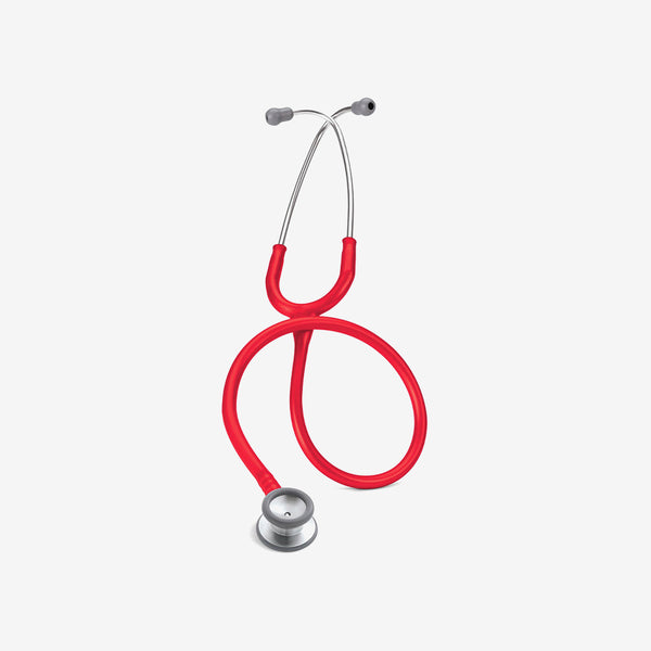 Littmann Classic II Pediatric Stethoscope Red with Brushed Stainless Steel Chestpiece