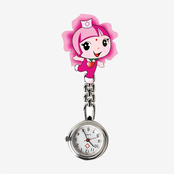 Nurse Fob Watch Pink Figure