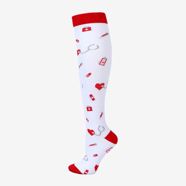 Compression Socks Stethoscopes and Syringes