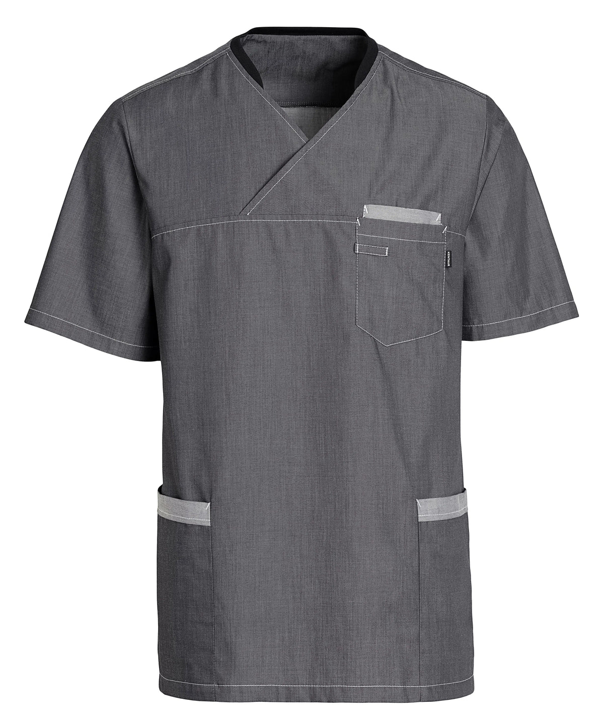 Bussarong Kentaur med kinakrage – unisex – Super grey