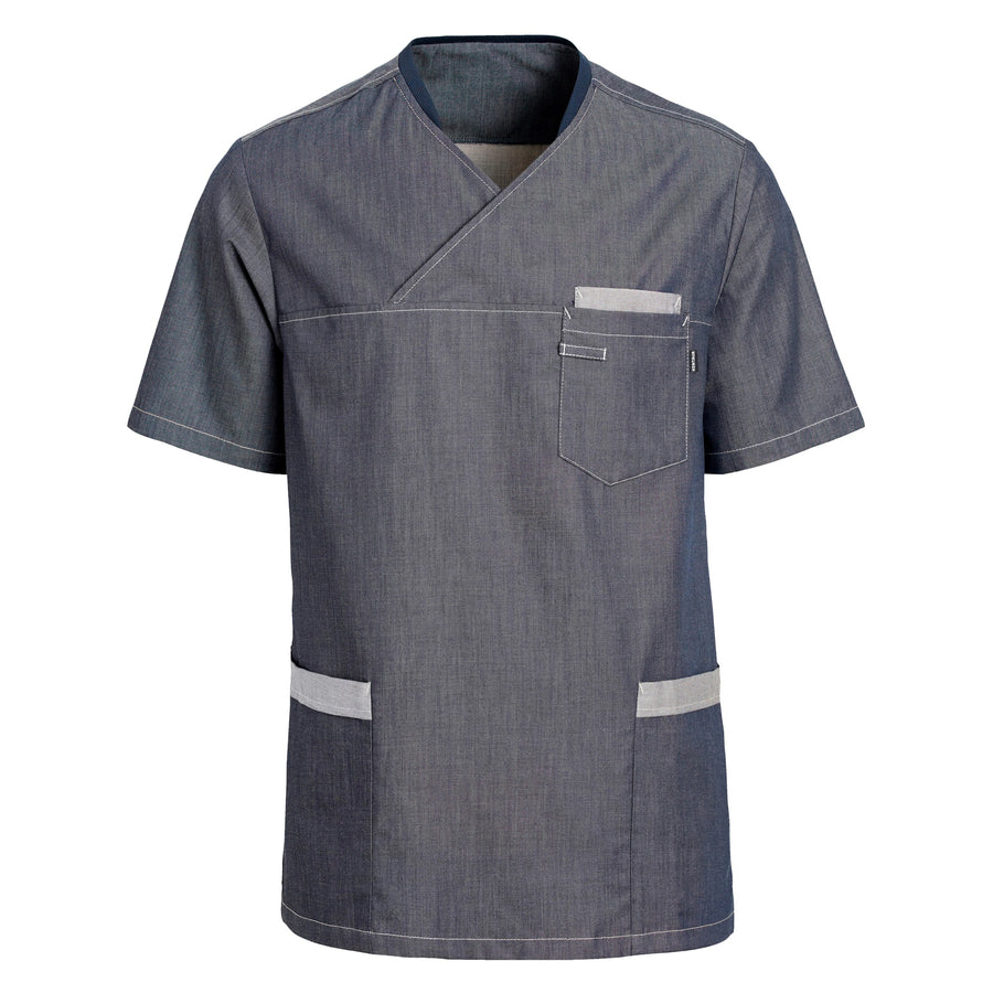 Bussarong Kentaur med kinakrage – unisex – Dark ocean
