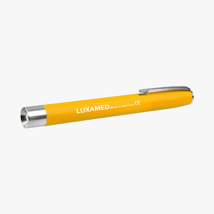 Diagnostikleuchte Luxamed — LED Gelb mit Batterien