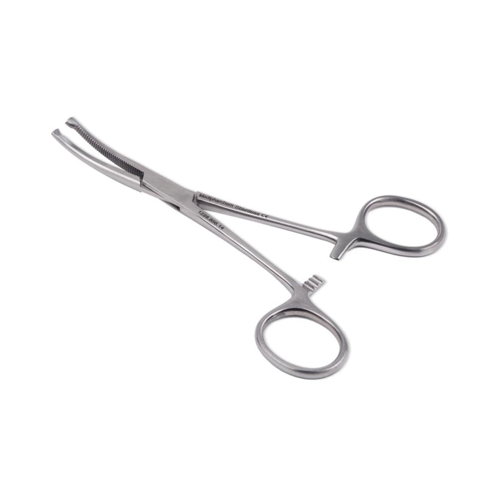 Kocher Arterienklemme gebogen 16 cm 1x2 Zähne