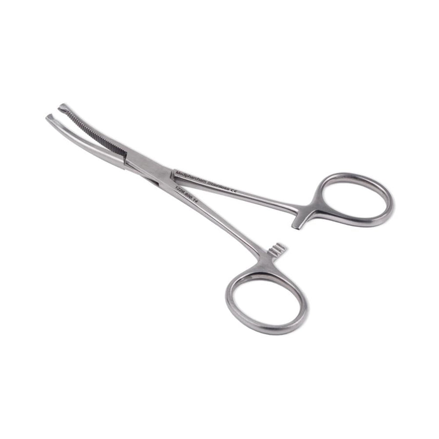 Kocher Arterienklemme gebogen 16 cm 1x2 Zähne