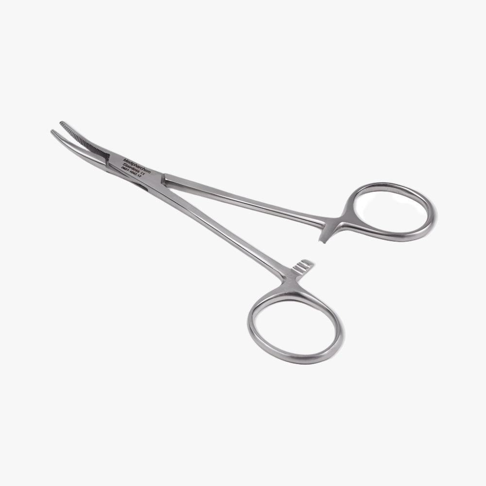 Mosquito forceps, curved, 12 cm