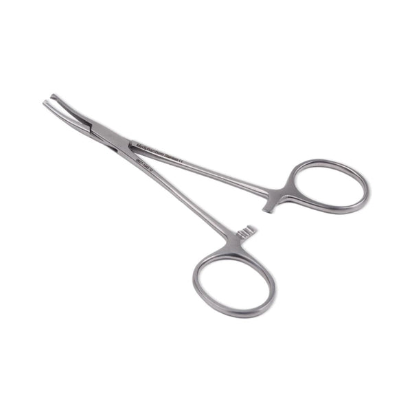Mosquito haemostatic forceps curved 12 cm 1x2 teeth