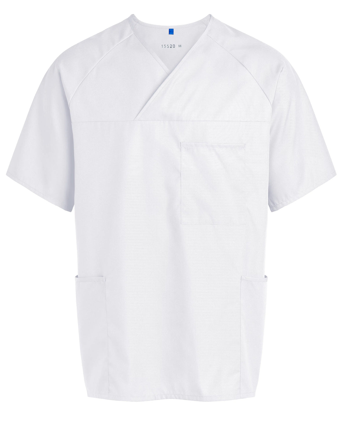 Scrubstopp Kentaur Comfy Fit – klassisk V-ringning, unisex – Vit