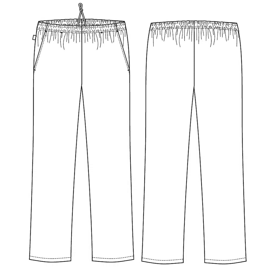 Arbetsbyxa Kentaur – smal passform, vit, unisex