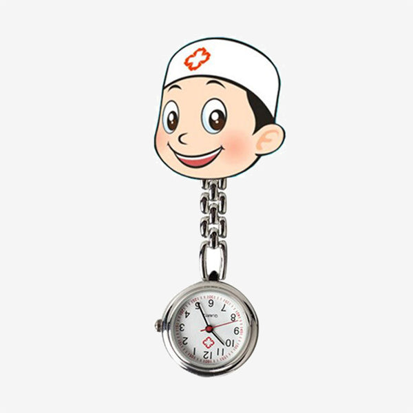 Nurse Fob Watch Scrub Cap Figure