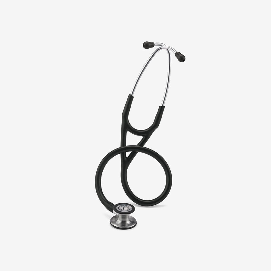 Stethoskop Littmann Cardiology IV Schwarz mit Bruststück aus gebürstetem Edelstahl