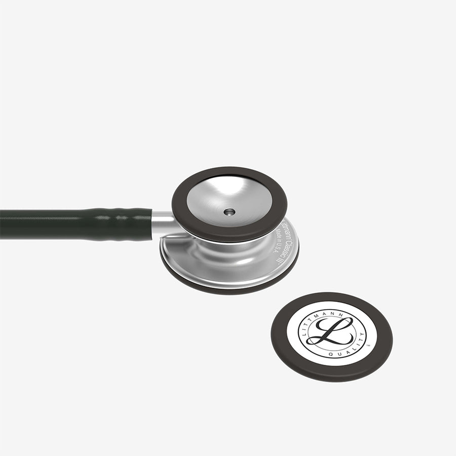 Littmann Classic III Stethoscope Black with Brushed Stainless Steel Chestpiece