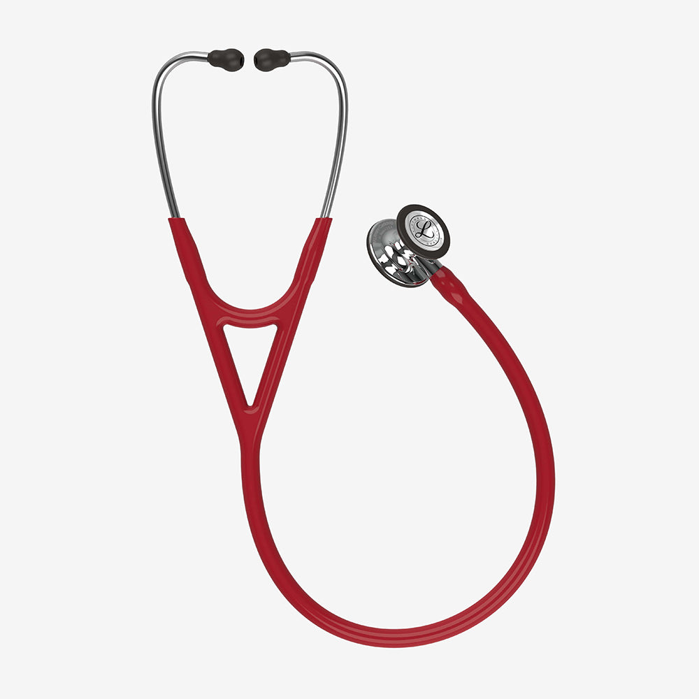 Stethoskop Littmann Cardiology IV Weinrot mit hochglanzpoliertem Bruststück