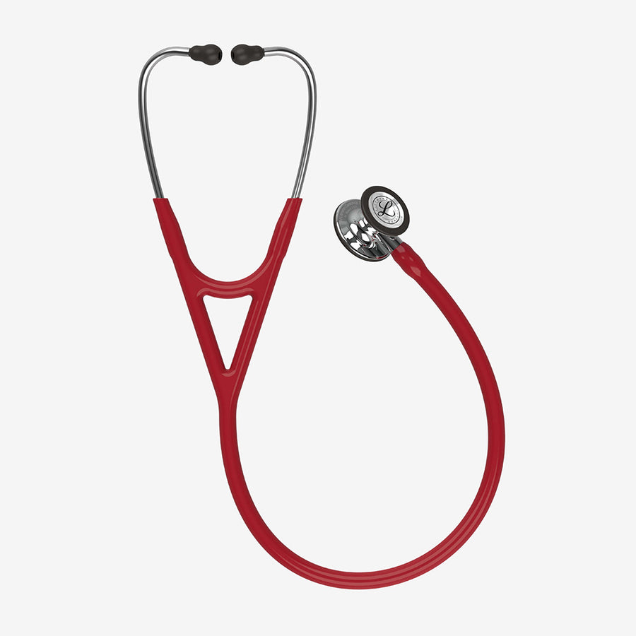 Stethoskop Littmann Cardiology IV Weinrot mit hochglanzpoliertem Bruststück