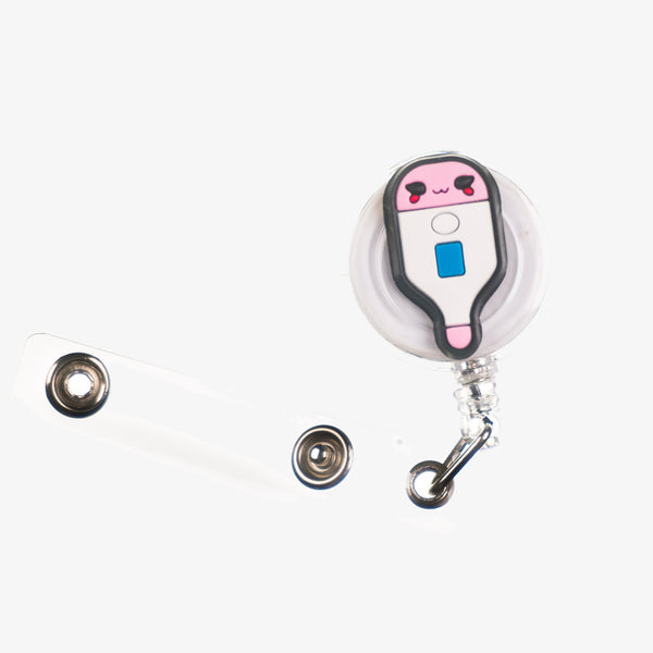 Badge Reel Thermometer