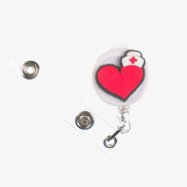 Badge Reel Heart