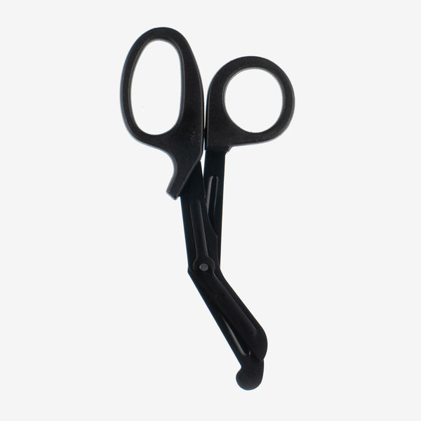 Bandage Scissors Black Handle Black Blades