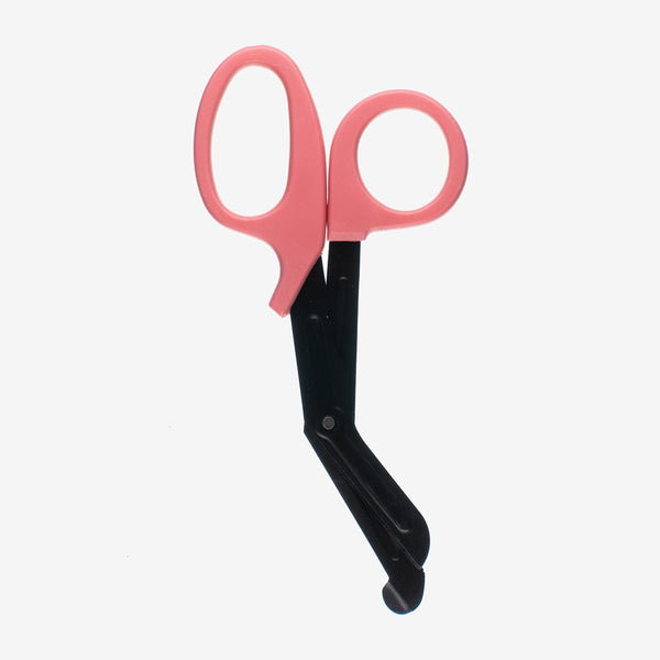 Bandage Scissors Pink Handle Black Blades